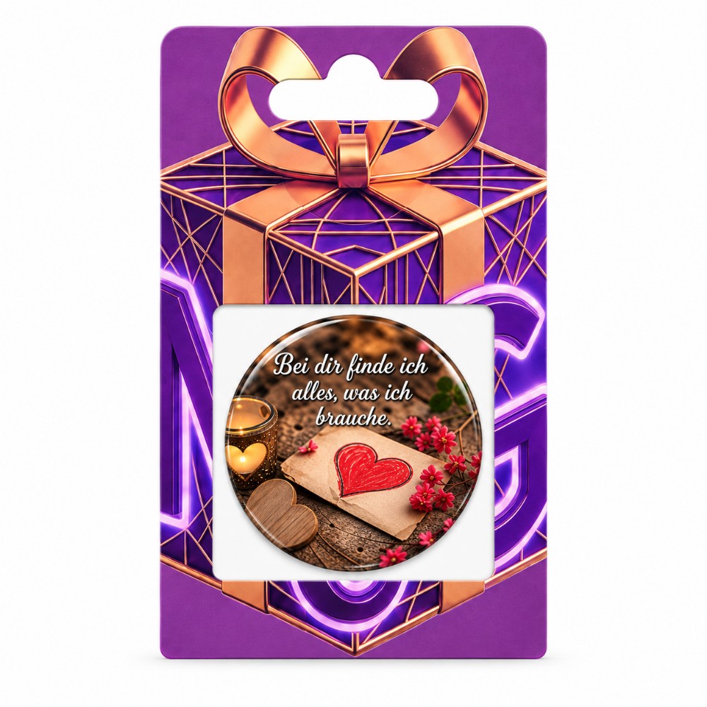 In You, I Find Everything I Need – Personalised NFC Love Sticker with Candlelight