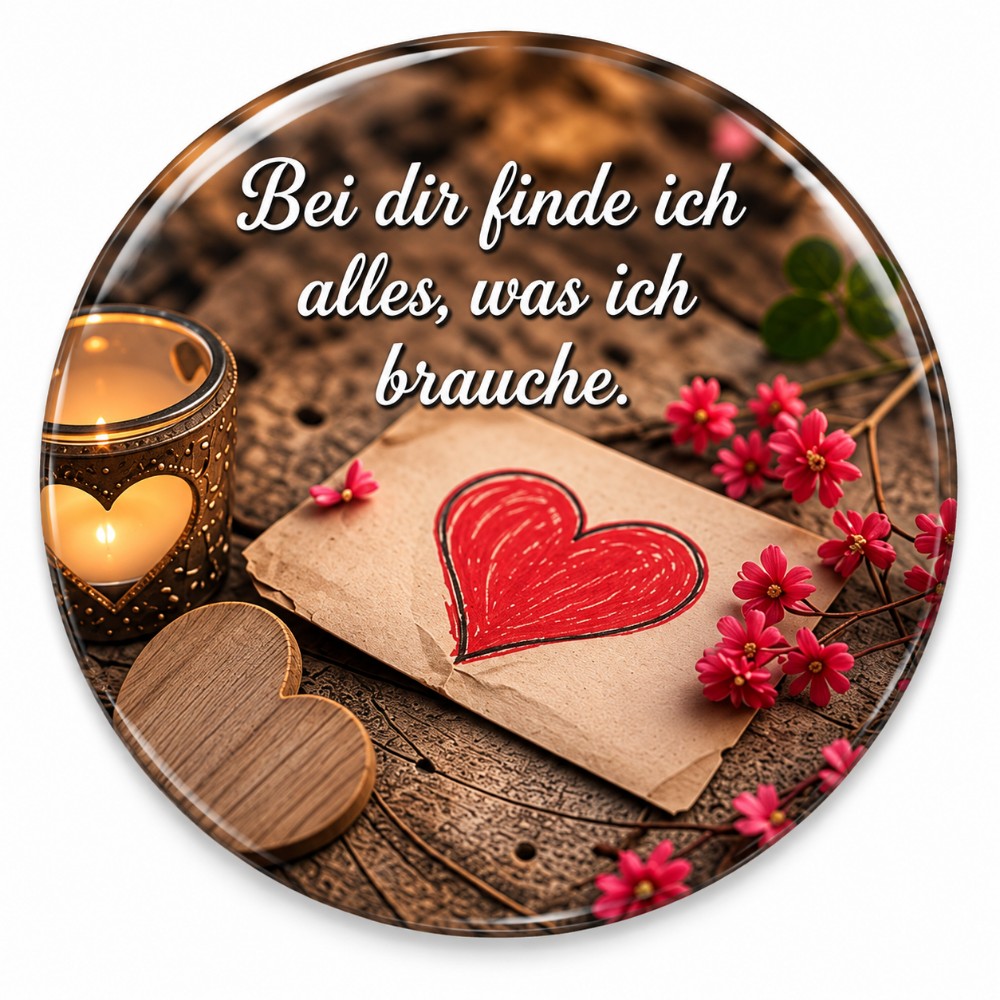 In You, I Find Everything I Need – Personalised NFC Love Sticker with Candlelight