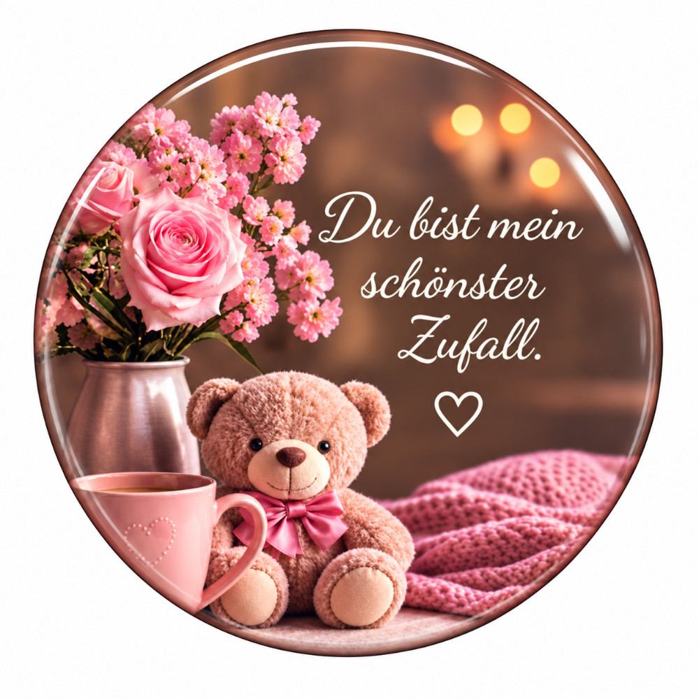 Du bist mein schönster Zufall - ein Sticker voller Gefühle